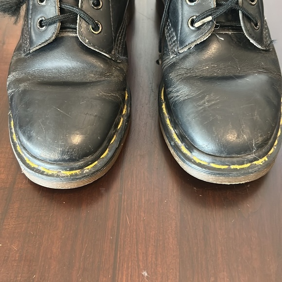 Dr. Martens Vintage 1460 Made In England Boots Black Leather Size 6 - Picture 4 of 16